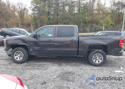 2015 Chevrolet Silverado 1500 Ls из США, поврежденный, VIN 3GCUKPEC7FG417160